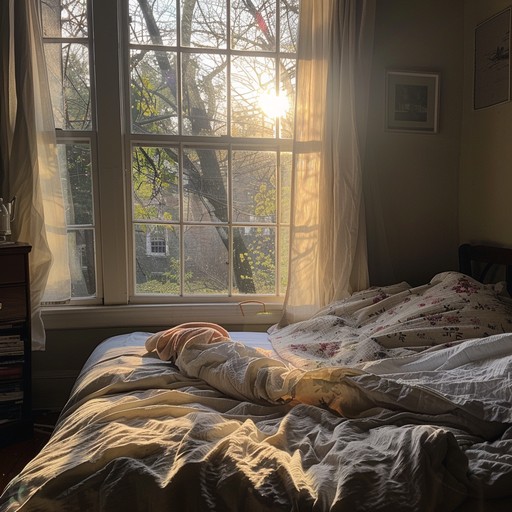 Calm and comfortable bedroom setting promoting restful sleep